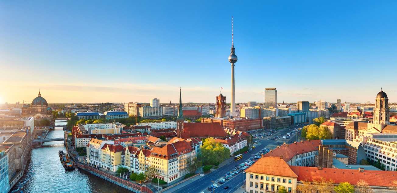skyline of Berlin, Germany