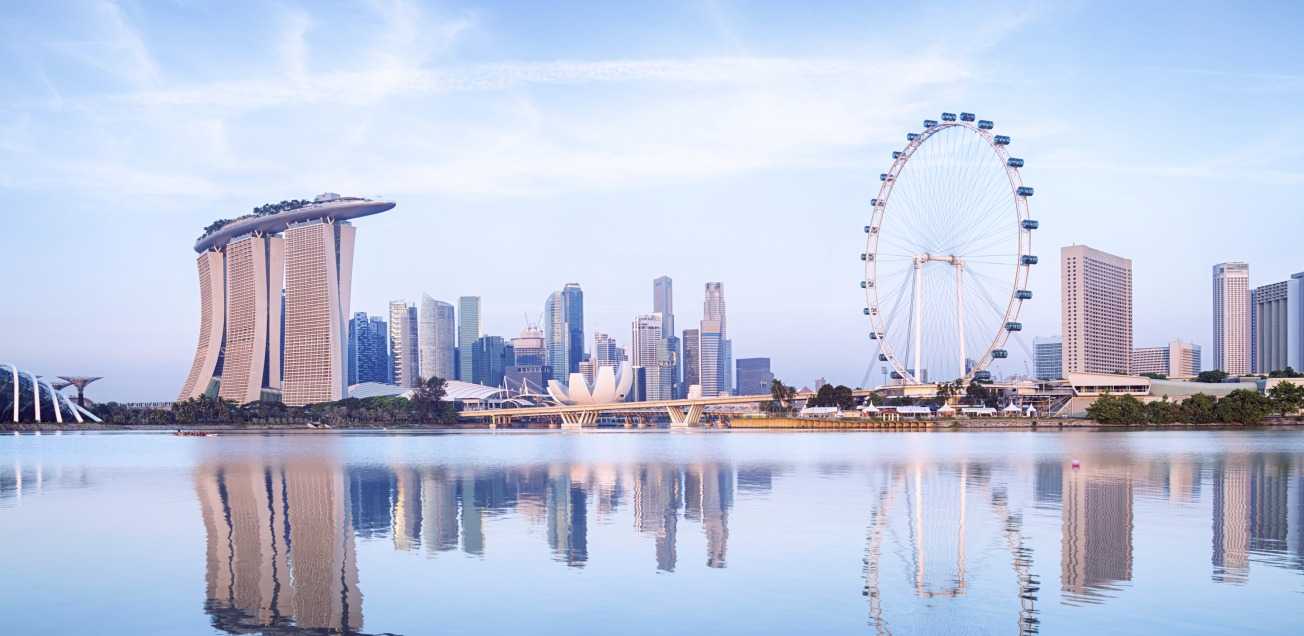 skyline of Singapore