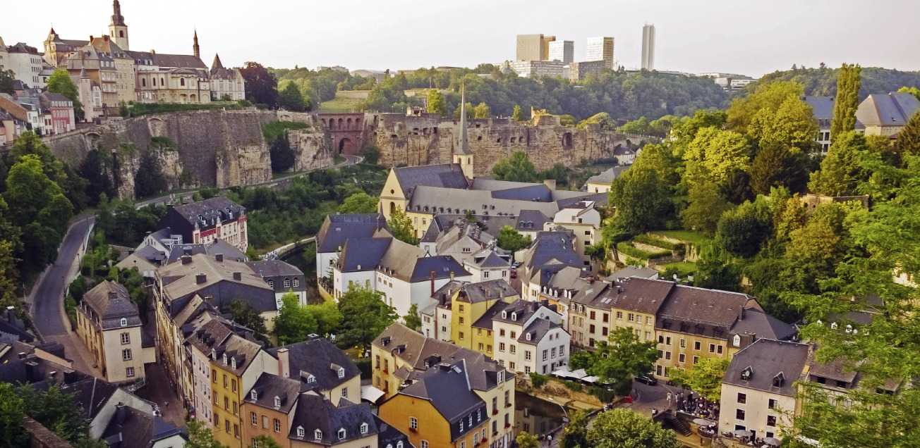 cityscape of Luxembourg City